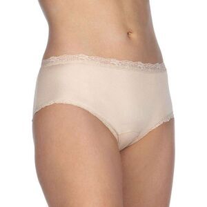 Jenni Cotton Lace Trim Hipster Chai Nude 5 XL